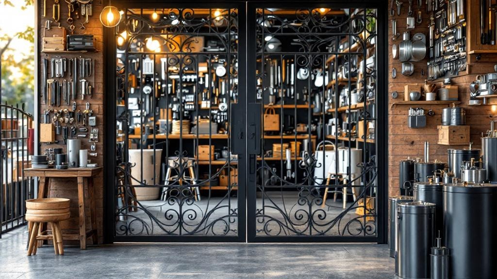 Portland gate materials contractor - quality iron gate components work