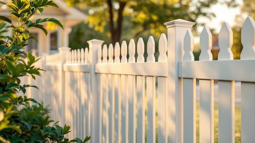 vinyl picket - 4-foot installation by fence contractor in Phoenix, Arizona