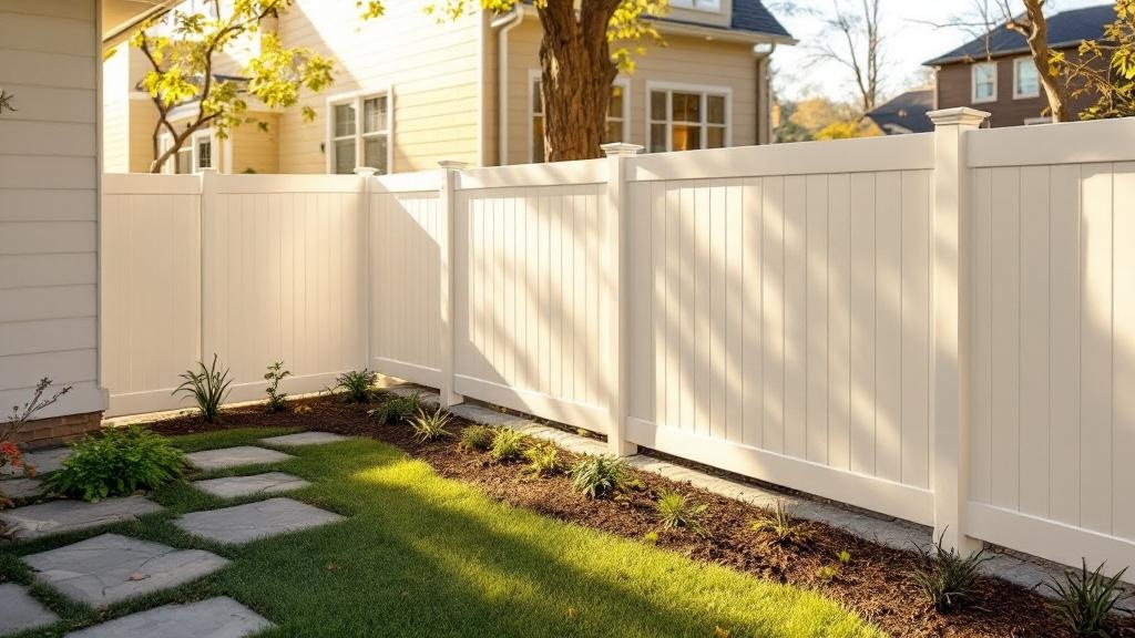 vinyl full privacy - 6-foot installation by fence contractor in Raleigh, North Carolina