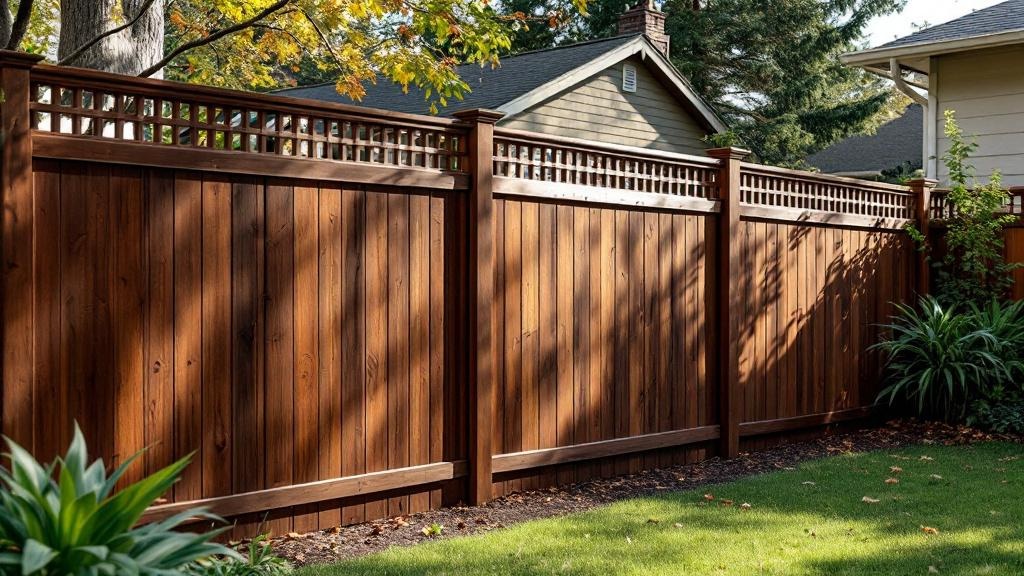 Pressure-Treated Pine shadowbox - 6-foot installation by fence contractor in Seattle, Washington