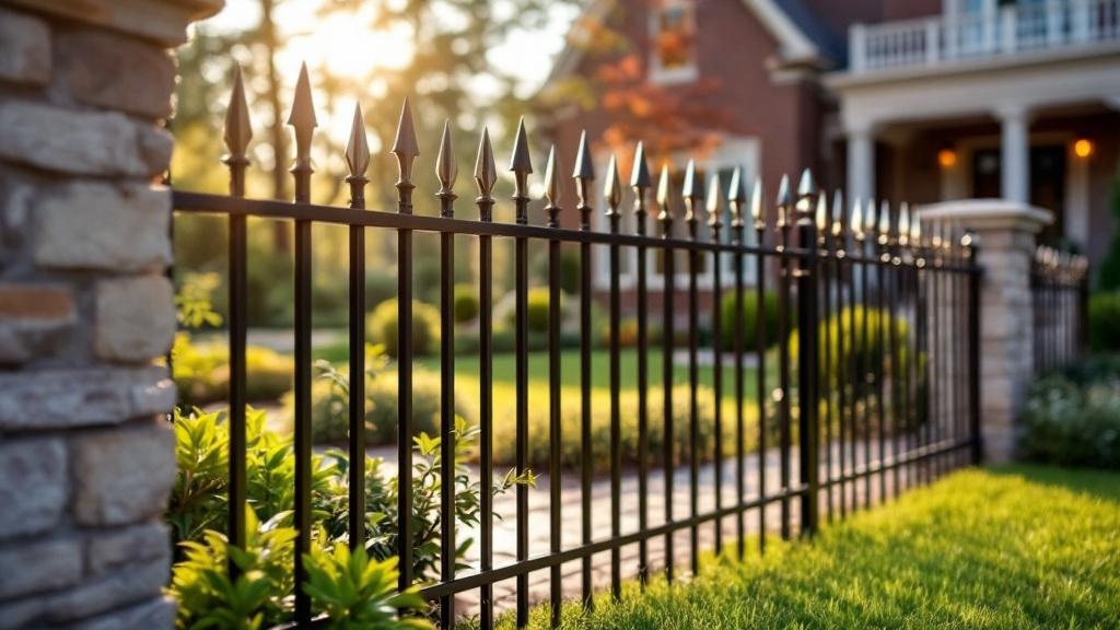 Charlotte aluminum fence contractor - quality aluminum work