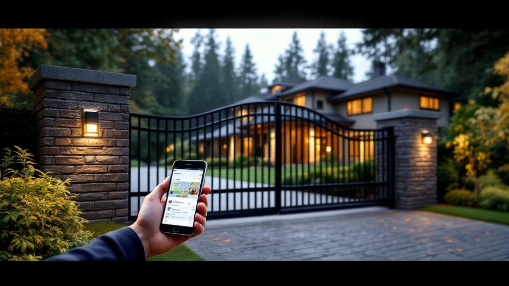 aluminum automatic gate for secure vehicle access in Washington