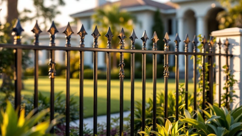 Miami aluminum fence contractor - quality aluminum work