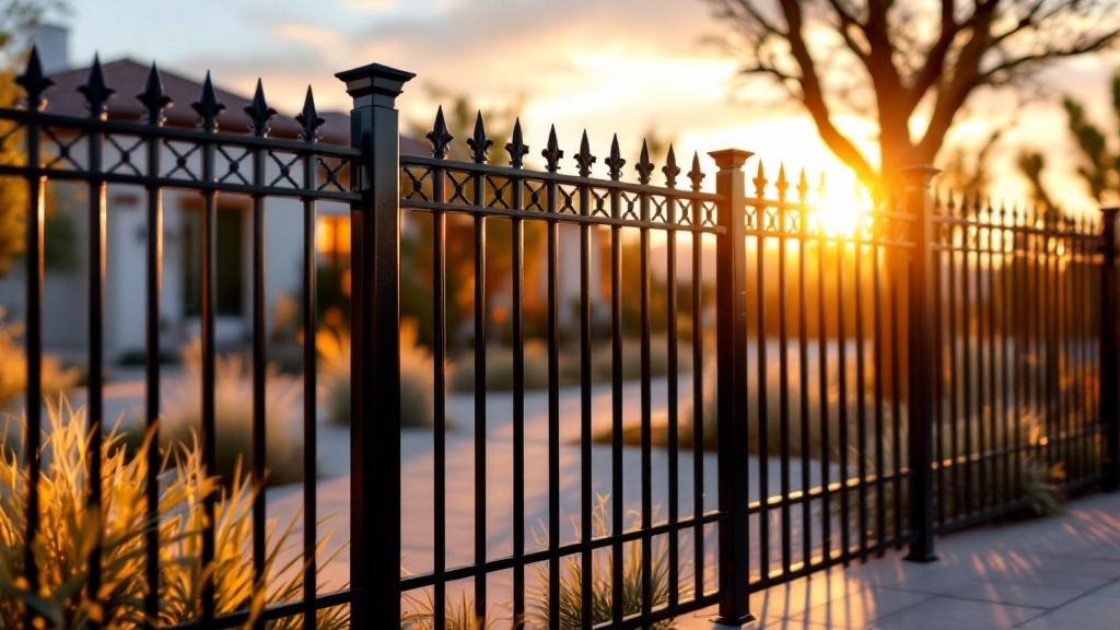 aluminum aluminum fence for property boundary in Nevada