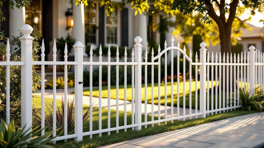 aluminum aluminum fence for property boundary in California