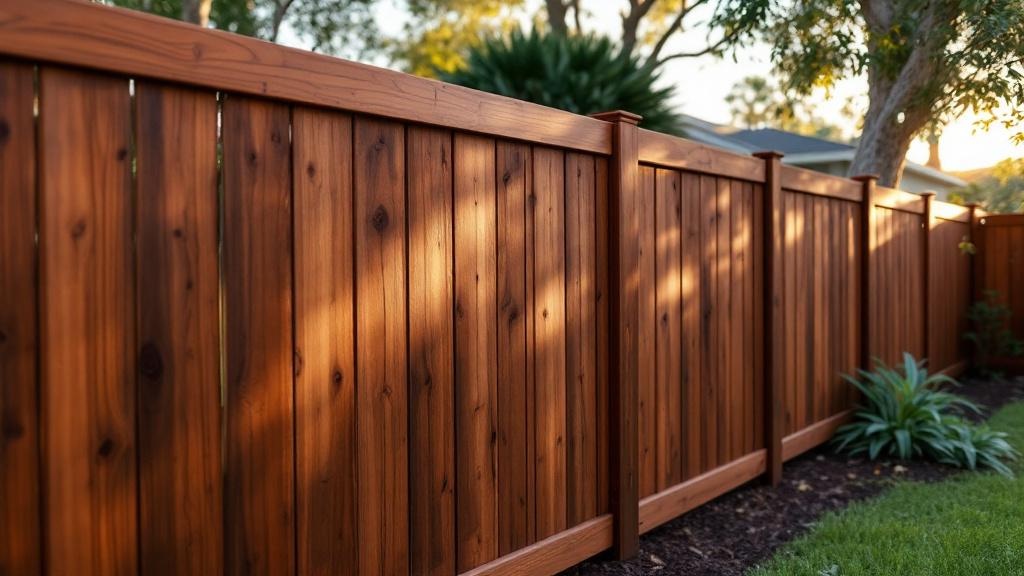 Professional wood privacy fence installation in Miami - backyard privacy