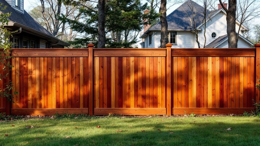 Professional wood privacy fence installation in Atlanta - backyard privacy