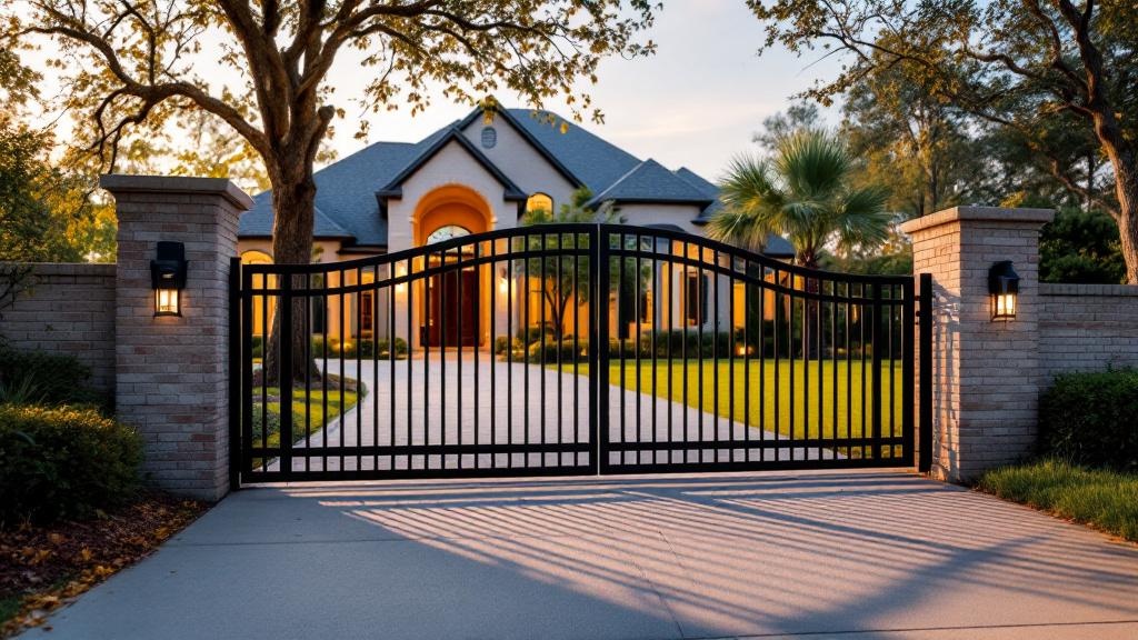 Professional automatic gate installation in Dallas - secure vehicle access