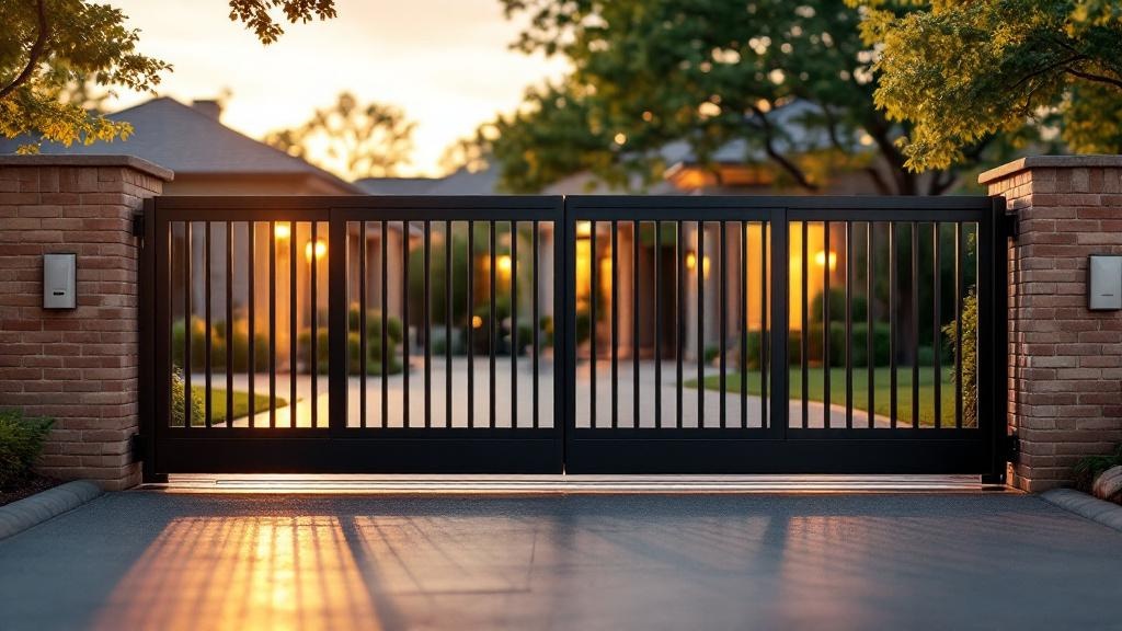 Professional automatic gate installation in Dallas - secure vehicle access