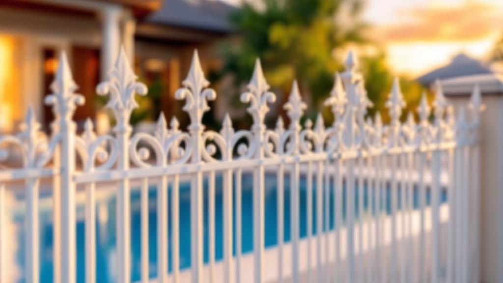 aluminum aluminum fence for pool enclosure in Florida