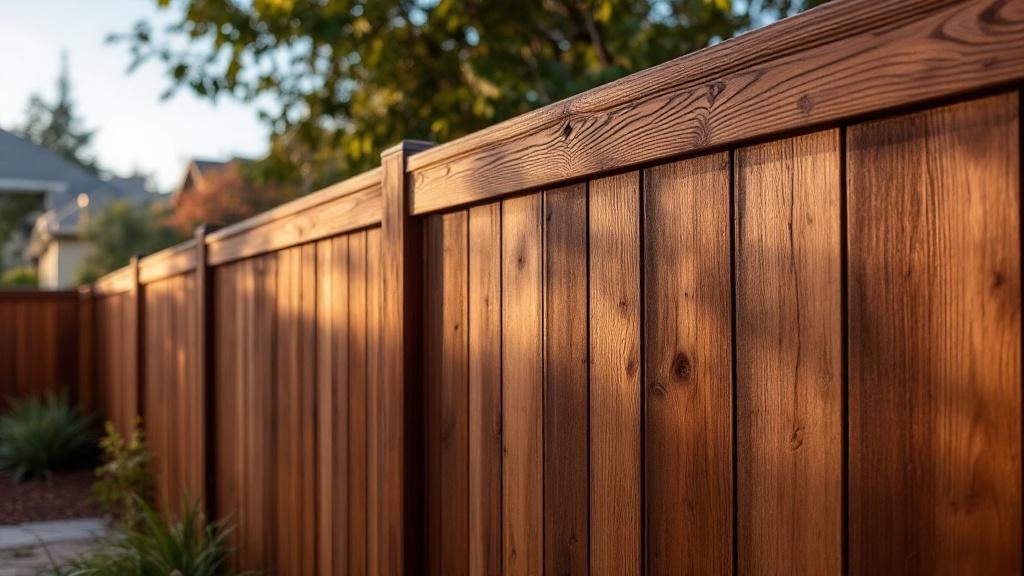 Redwood board-on-board - 6-foot installation by fence contractor in Charlotte, North Carolina