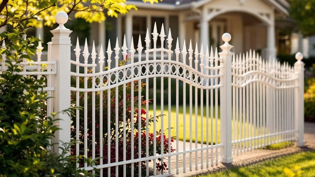 aluminum aluminum fence for property boundary in Washington