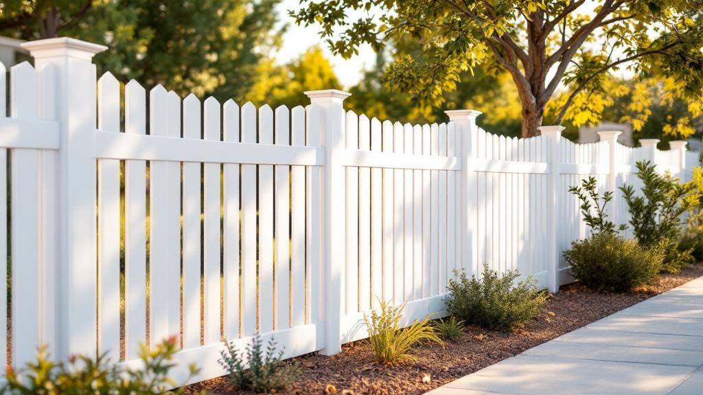 Las Vegas vinyl fence contractor - quality vinyl work
