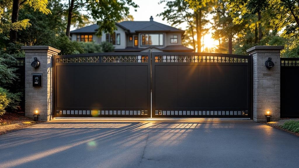Professional automatic gate installation in Atlanta - secure vehicle access