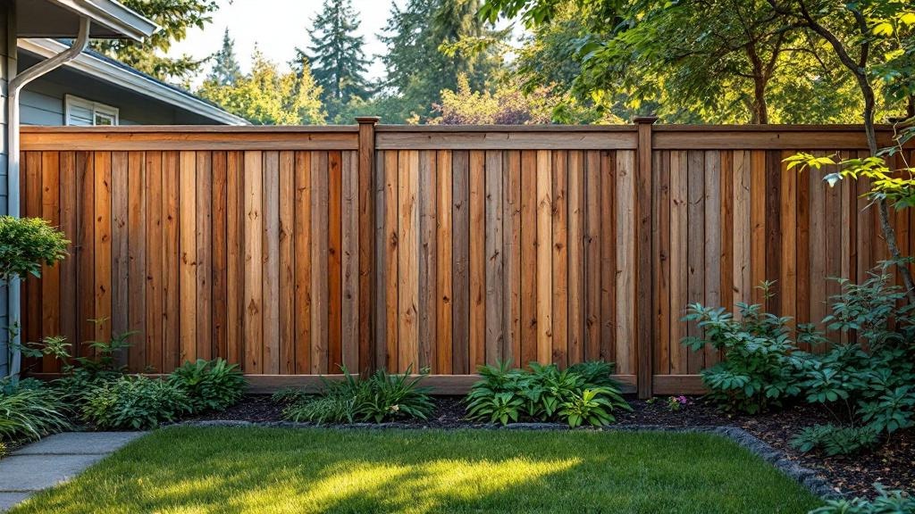 Seattle wood privacy fence contractor - quality Western Red Cedar work