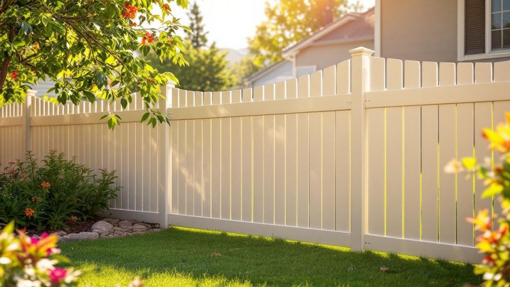 vinyl picket - 4-foot installation by fence contractor in Salt Lake City, Utah