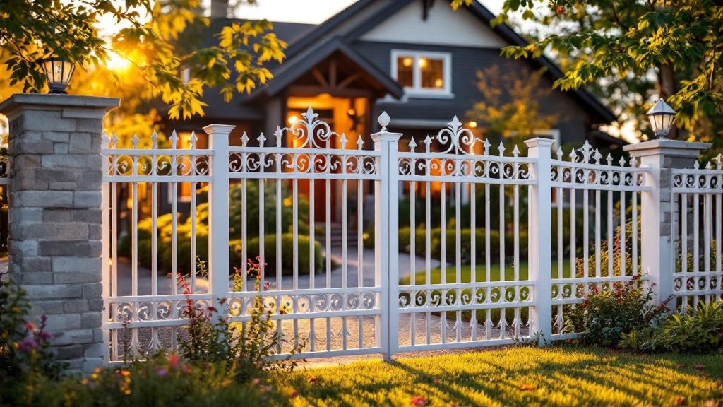 aluminum aluminum fence for front yard in Oregon