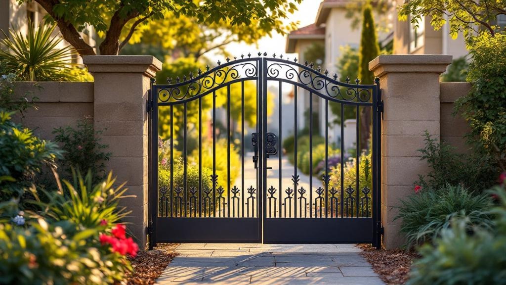 Professional walk gate installation in Phoenix - side yard access