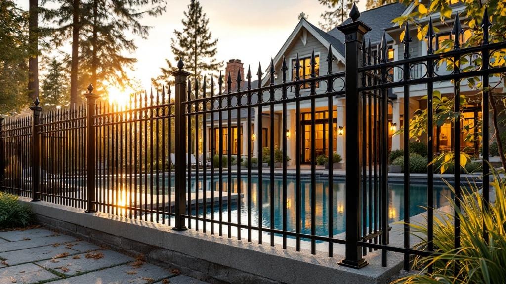 aluminum aluminum fence for pool enclosure in Washington