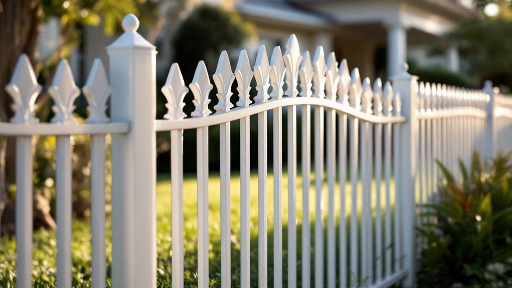 aluminum aluminum fence for property boundary in Florida