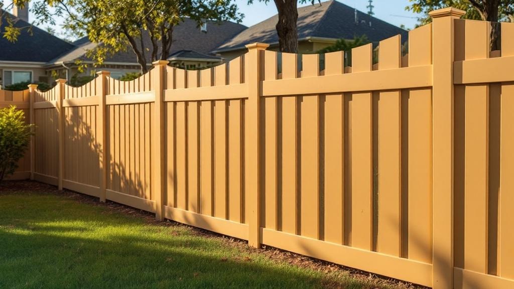 Professional vinyl fence installation in Austin - low-maintenance boundary