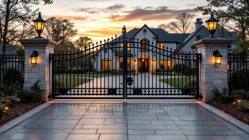 Dallas driveway gate contractor - quality steel work