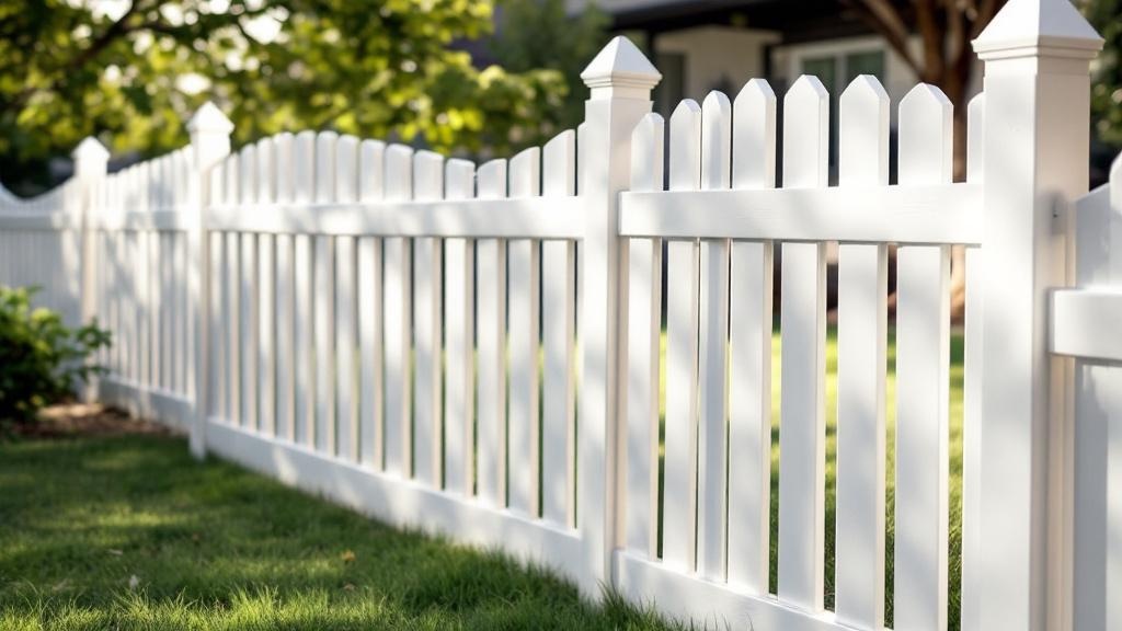 Salt Lake City vinyl fence contractor - quality vinyl work