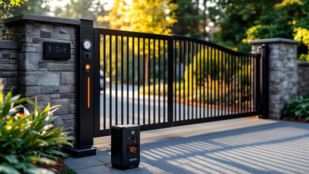iron automatic gate - professional installation by fence contractor in Seattle, Washington