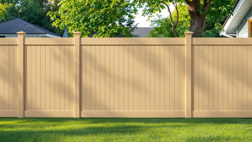 Professional vinyl fence installation in Seattle - low-maintenance boundary