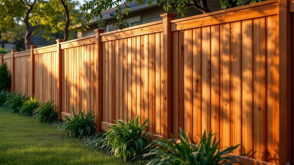 Austin wood privacy fence contractor - quality Redwood work