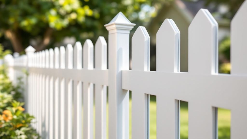 vinyl vinyl fence for low-maintenance boundary in Texas