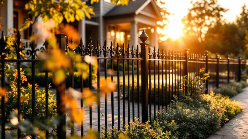 aluminum aluminum fence for front yard in Oregon
