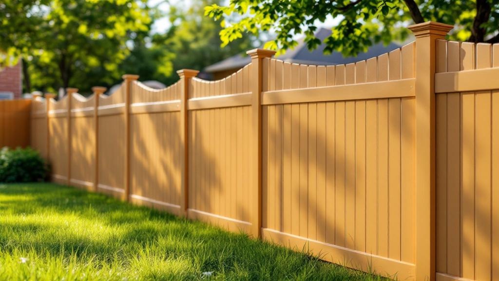 vinyl picket - 4-foot installation by fence contractor in Dallas, Texas