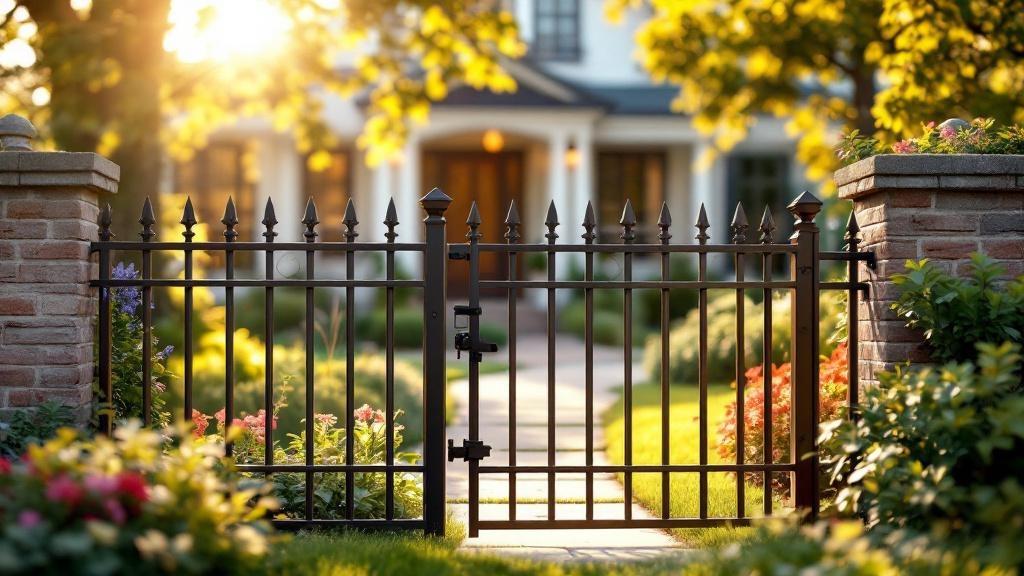 aluminum aluminum fence for front yard in North Carolina