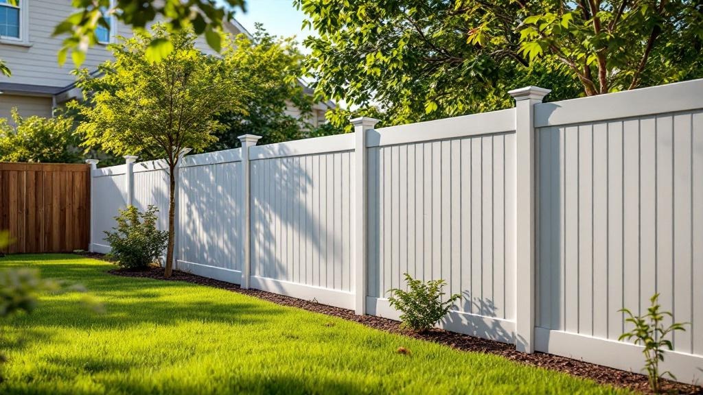 Professional vinyl fence installation in Dallas - low-maintenance boundary