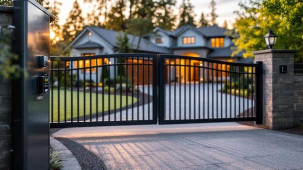Professional automatic gate installation in Portland - secure vehicle access