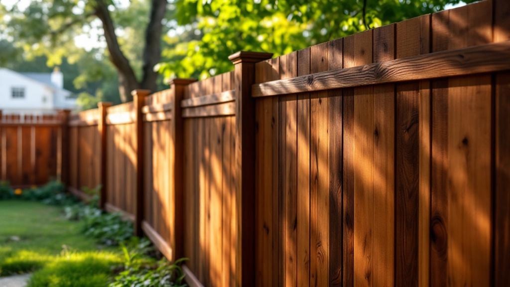 Redwood board-on-board - 6-foot installation by fence contractor in Raleigh, North Carolina