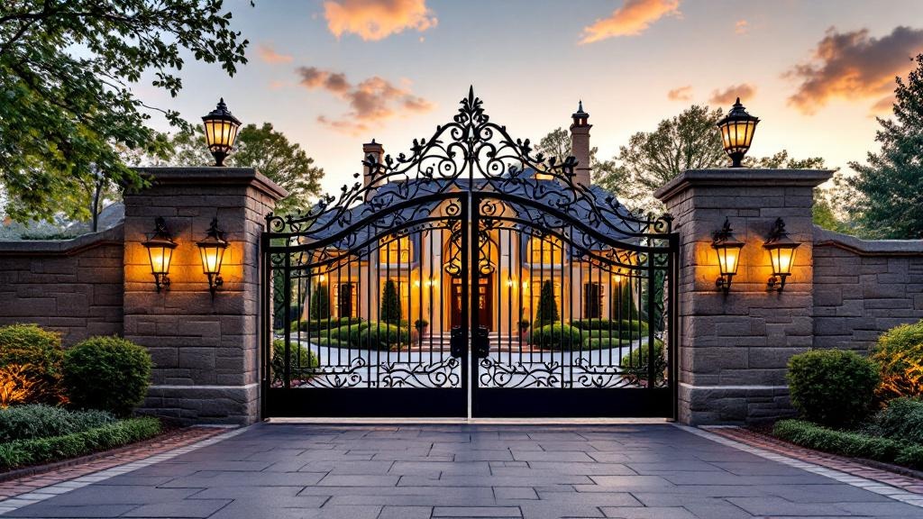 Nashville driveway gate contractor - quality wrought iron work