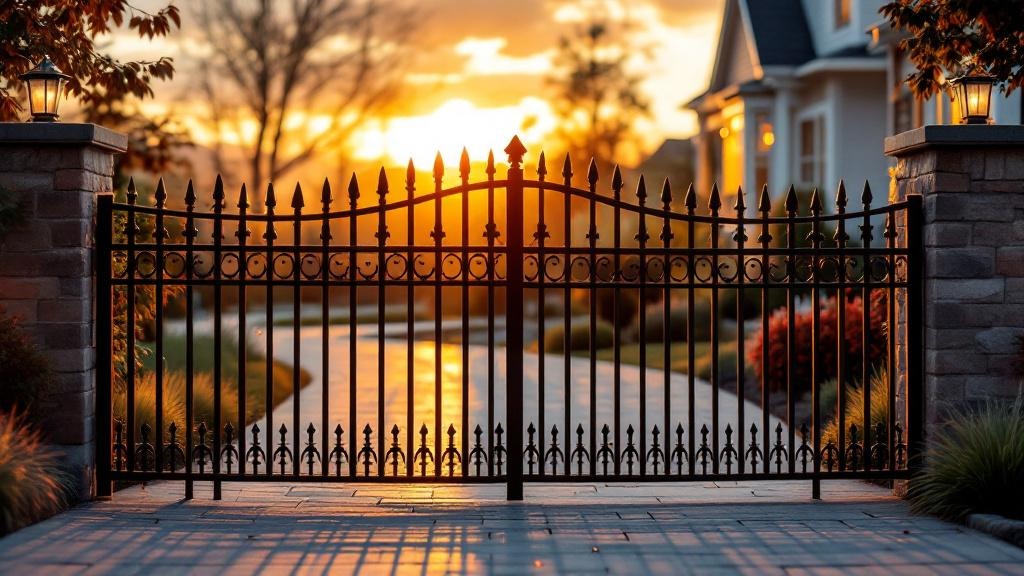 aluminum puppy picket - 4-foot installation by fence contractor in Salt Lake City, Utah