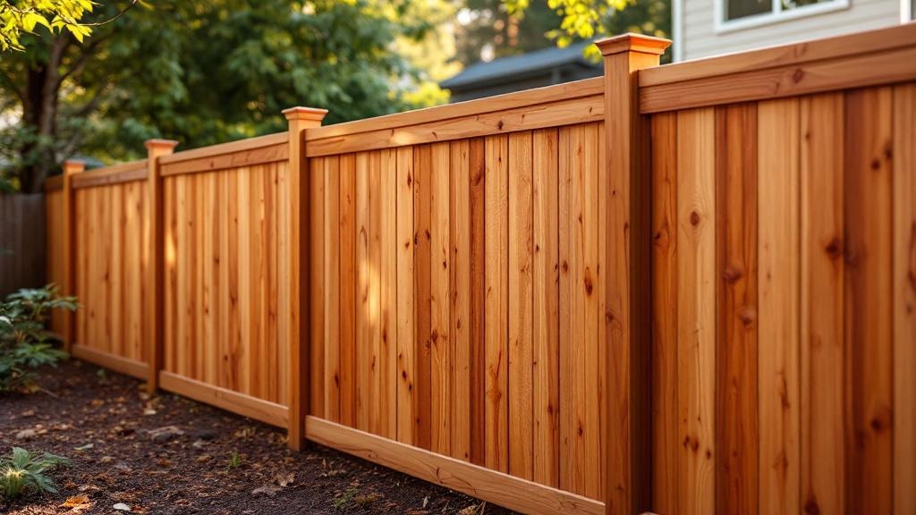 Professional wood privacy fence installation in Seattle - backyard privacy