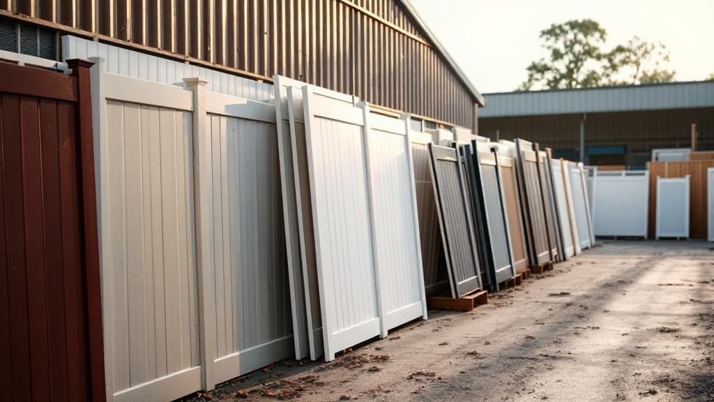 vinyl fence panels fence materials for fence construction in North Carolina