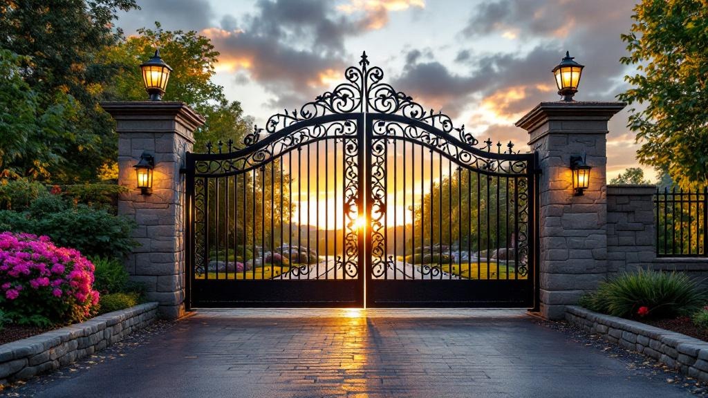 Nashville driveway gate contractor - quality steel work