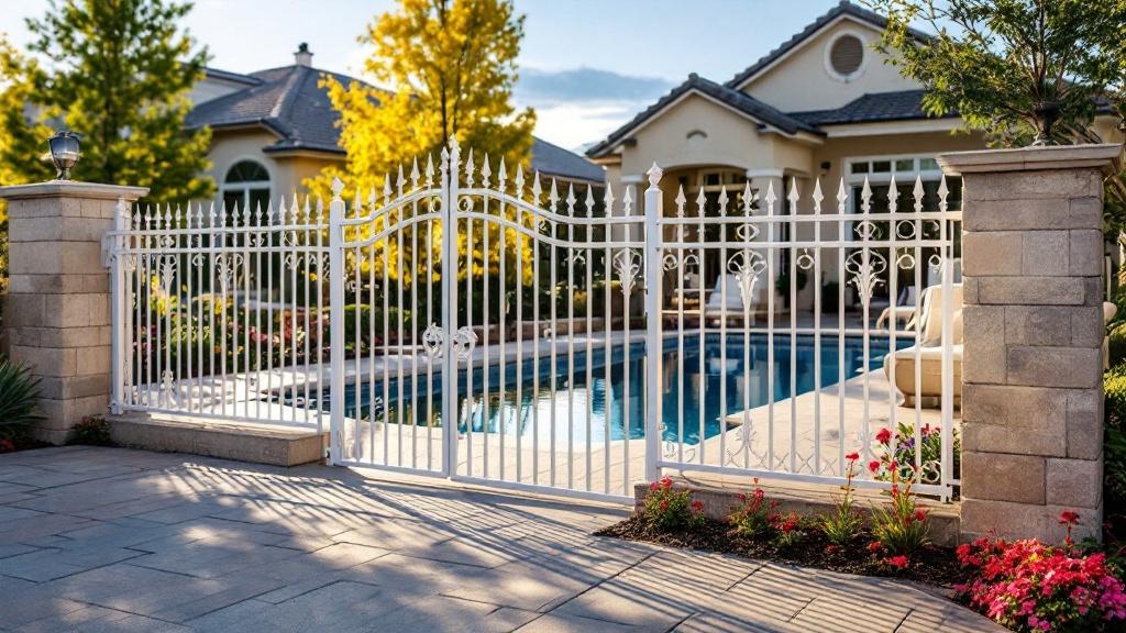 Professional aluminum fence installation in Salt Lake City - pool enclosure