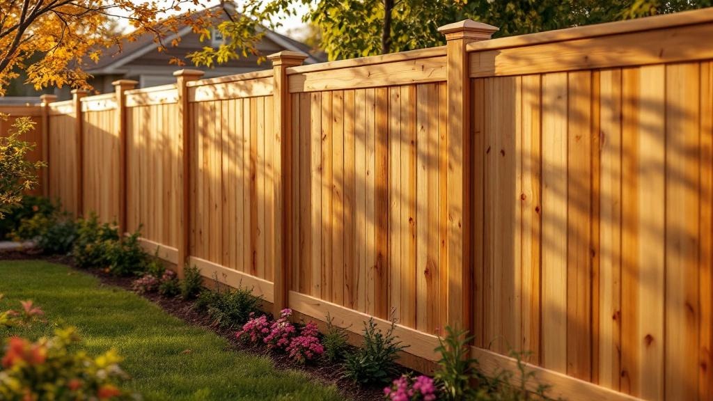 Professional wood privacy fence installation in Denver - backyard privacy