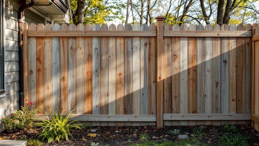 Western Red Cedar board-on-board - 6-foot installation by fence contractor in Nashville, Tennessee