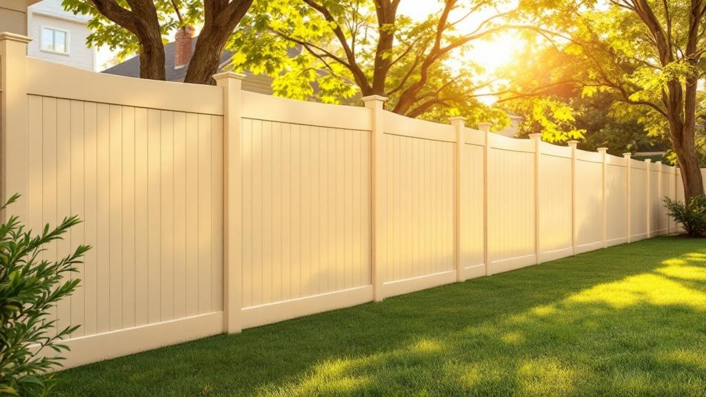 vinyl vinyl fence for low-maintenance boundary in Tennessee
