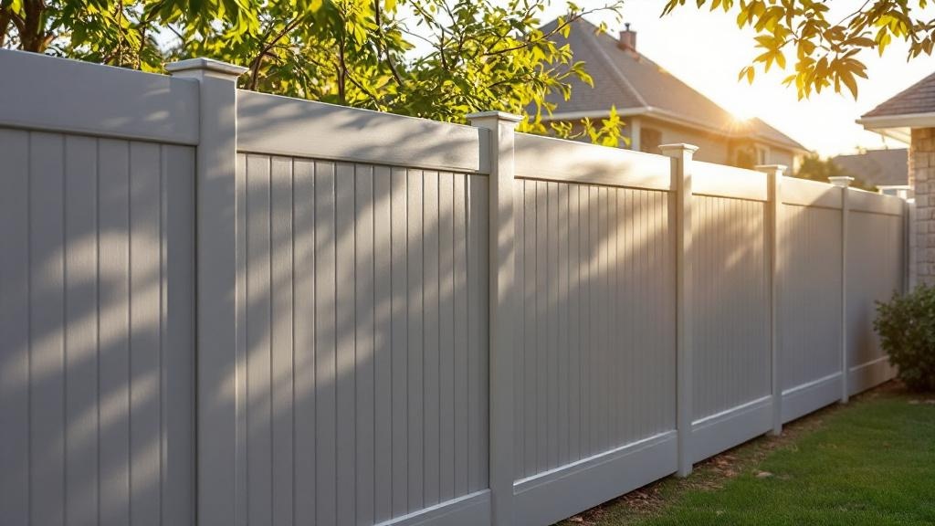 Professional vinyl fence installation in Dallas - low-maintenance boundary