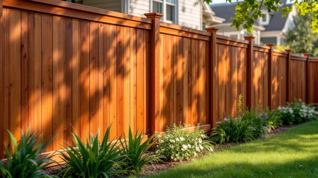 Professional wood privacy fence installation in Denver - backyard privacy