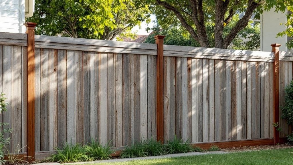 Professional wood privacy fence installation in San Diego - backyard privacy