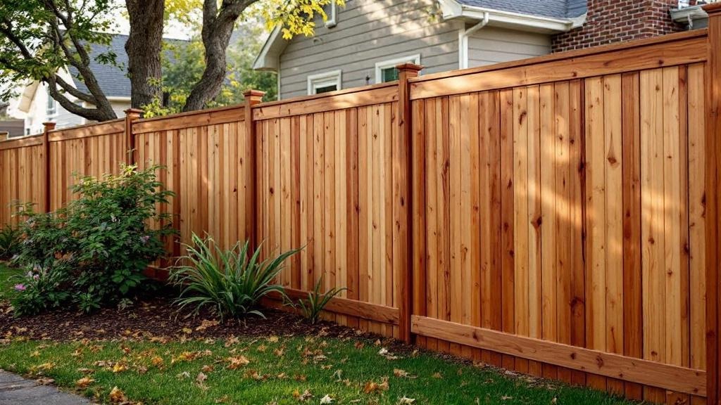 Raleigh wood privacy fence contractor - quality Western Red Cedar work
